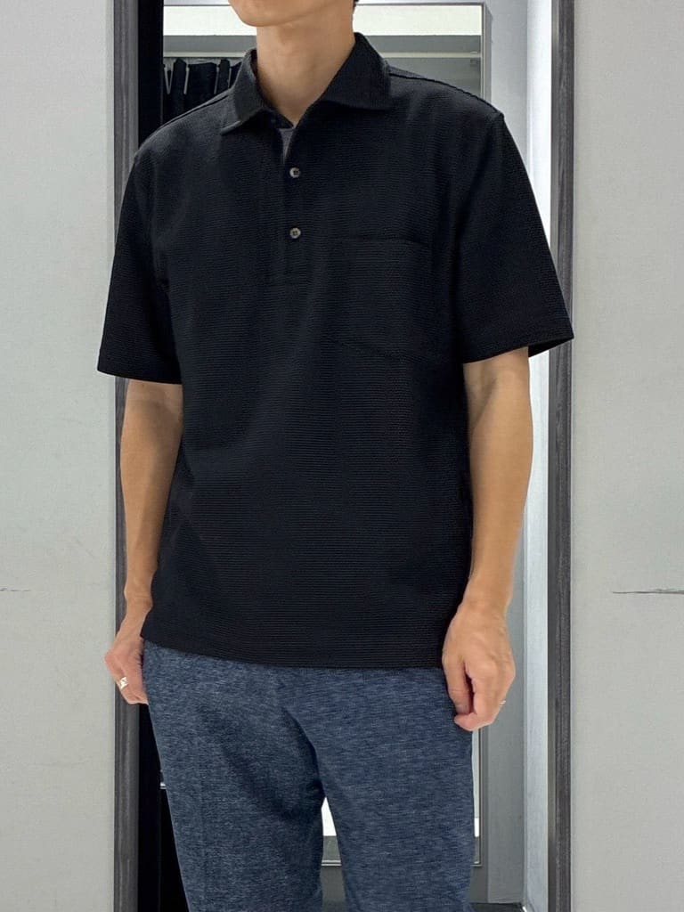 わいずみさんの「TAKEO KIKUCHI｜【抗菌防臭】COOL DOTS（R）ドビープリント ジャケット」を使ったコーディネート