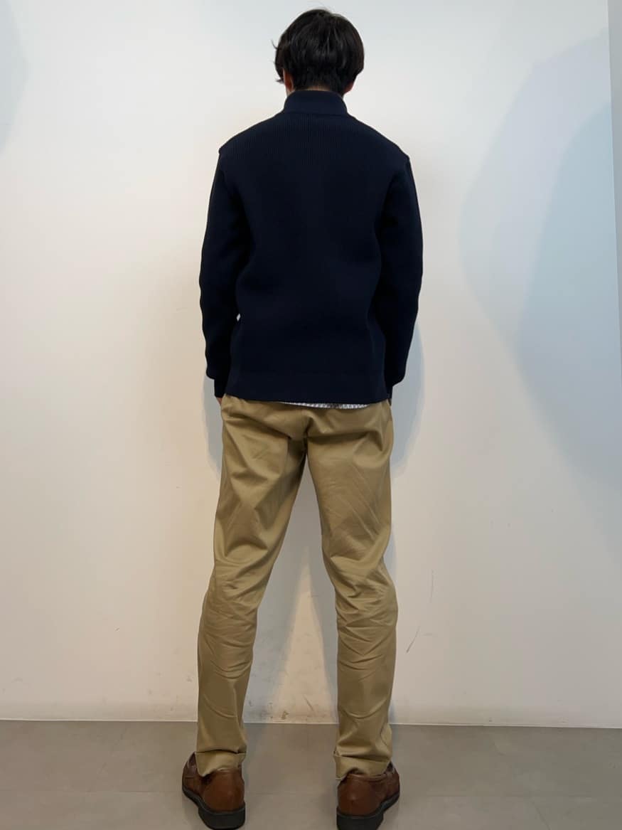 SHOSEIさんの「TAKEO KIKUCHI｜【ウールカシミヤブレンド】ビーバー調 スタンドカラー コート」を使ったコーディネート