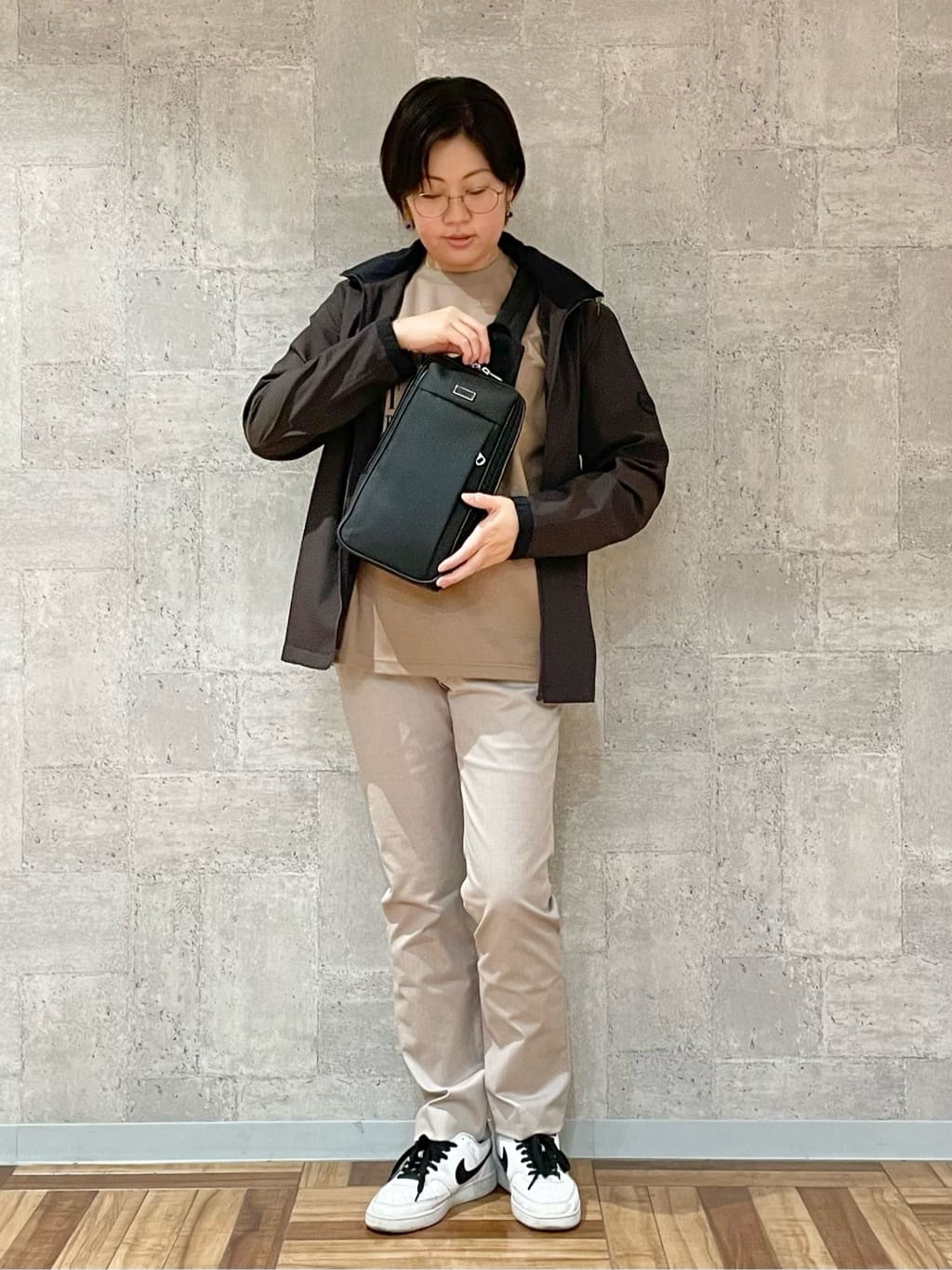 Kudou Cさんの「TAKEO KIKUCHI｜【全7サイズ&times;8色展開！】トップマルチヘリンボン パンツ」を使ったコーディネート