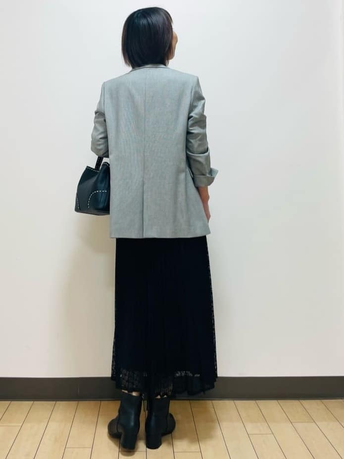 Riiさんの「Reflect｜【透けにくい◎】衿付き七分袖ニット」を使ったコーディネート