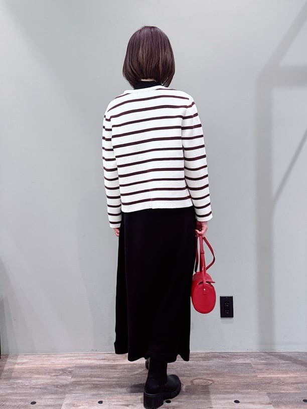 Satoさんの「Dessin｜【軽量】本革バレル型ショルダーバッグ」を使ったコーディネート
