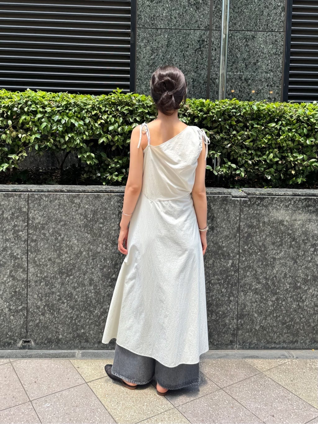 uchi__yamaさんの「CODE A｜asymmetry ribbon one－piece」を使ったコーディネート