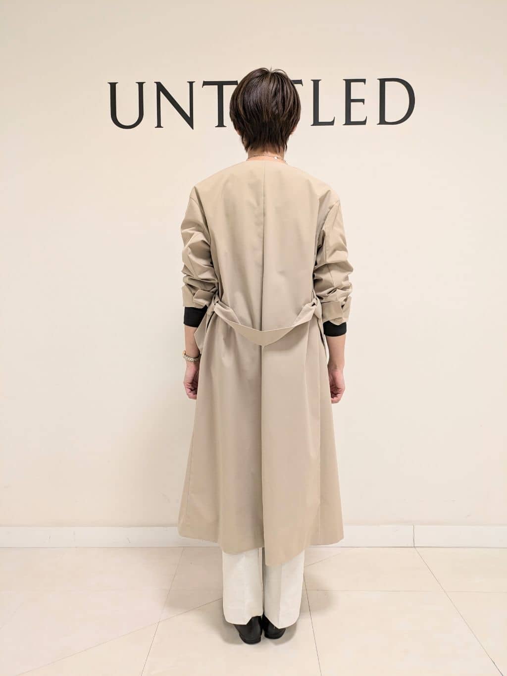 yukariさんの「UNTITLED｜◆【撥水】コットンライク ストレッチコート」を使ったコーディネート