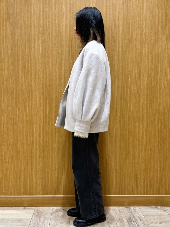 aさんの「OPAQUE.CLIP｜ラメシャギーニット【洗濯機OK】」を使ったコーディネート