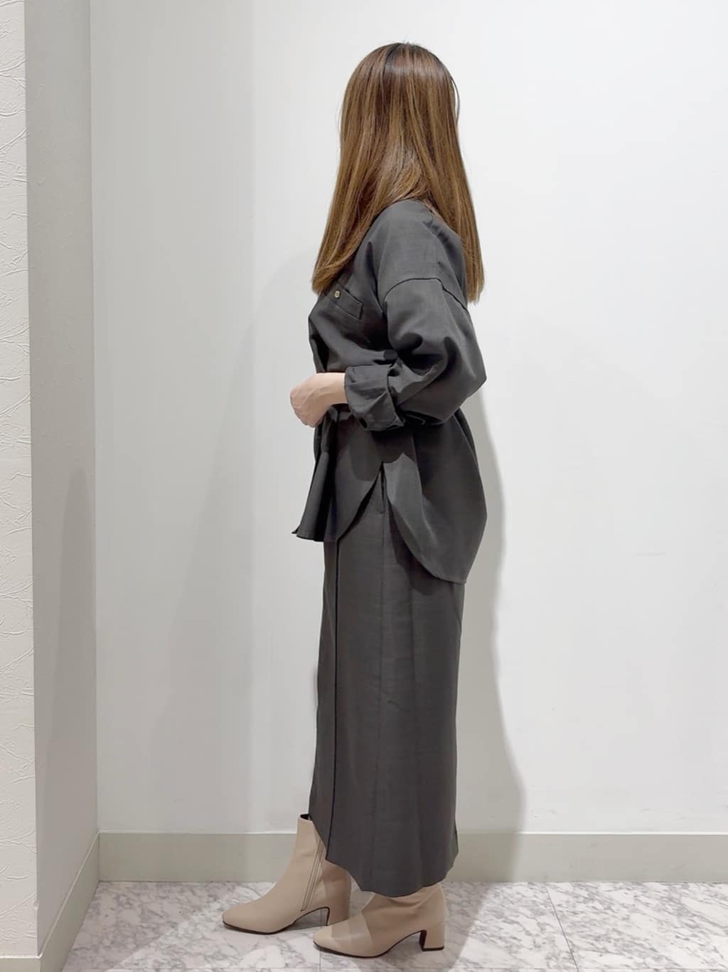 しかっちさんの「grove｜【カセット服/選べる着丈】洗濯機で洗えるオーバーシャツ」を使ったコーディネート