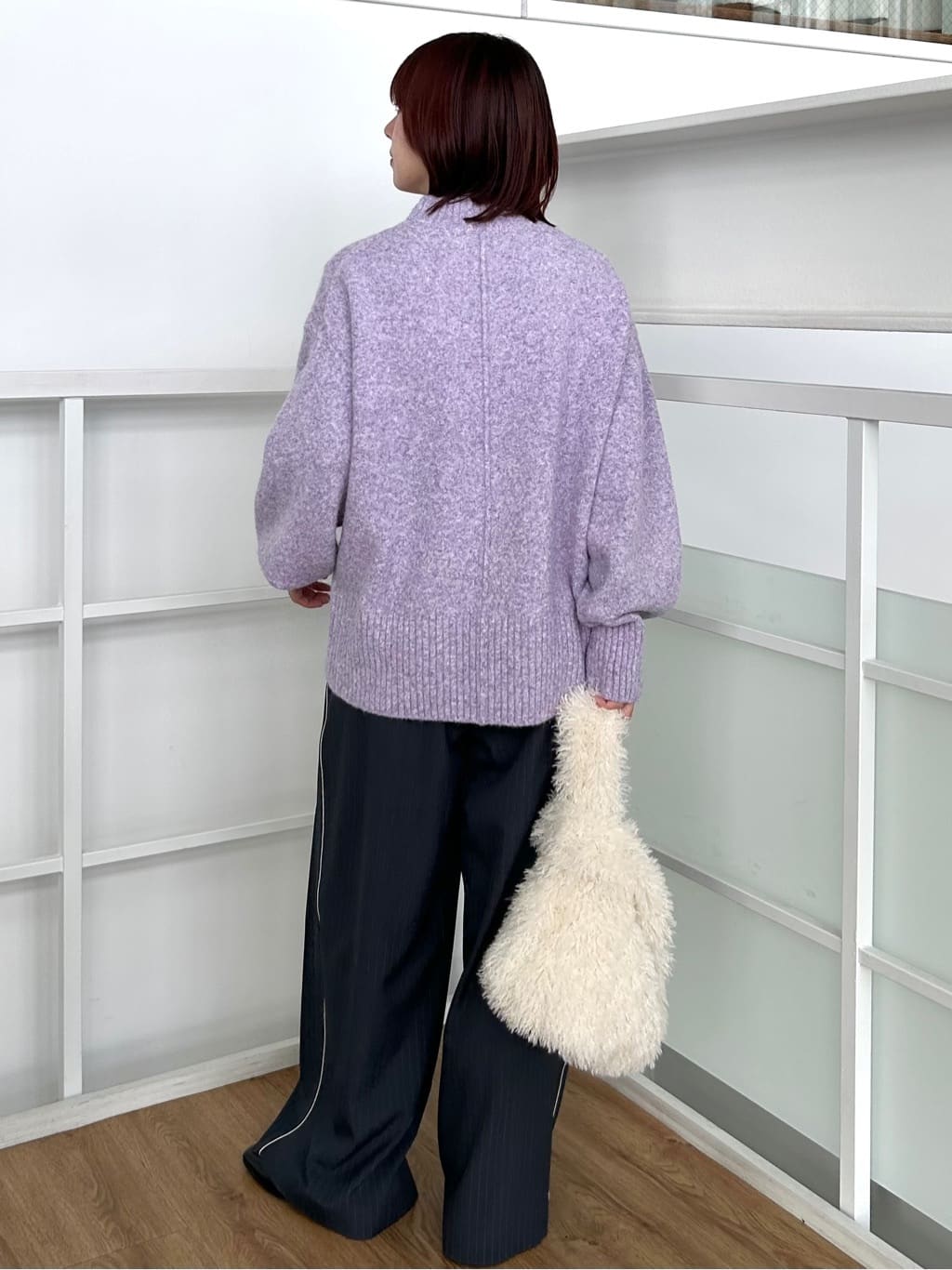 RINAさんの「OPAQUE.CLIP｜ふわふわハイネックニット【洗濯機OK】」を使ったコーディネート