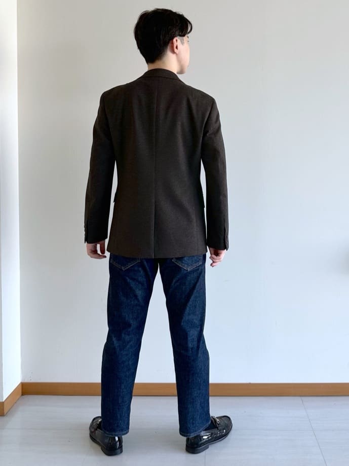 イッシーさんの「TAKEO KIKUCHI｜【None Of Stress】アクティブジャージ 千鳥 ジャケット」を使ったコーディネート
