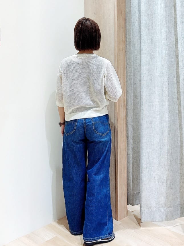 MIYUさんの「grove｜◆ジャカードスクエアネックタンク」を使ったコーディネート