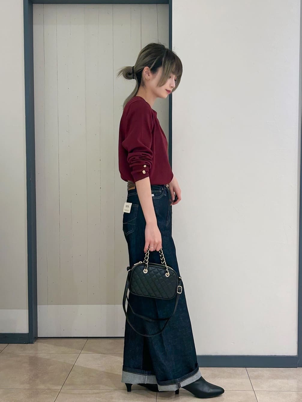 yukinoさんの「grove｜【SOMETHING&times;grove別注】LISAWIDE DENIM PANTS」を使ったコーディネート