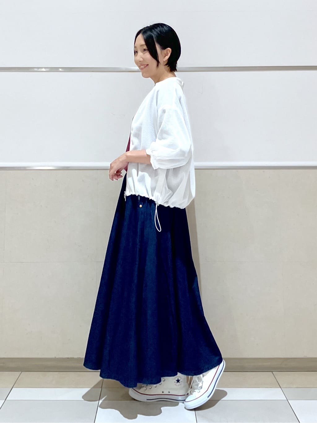 eriko さんの「Dessin｜【洗える】メッシュシアージャケット」を使ったコーディネート