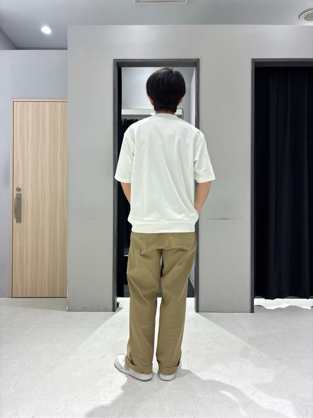 わいずみさんの「TAKEO KIKUCHI｜【キーリング付き】メランジ　大人ショルダーバッグ」を使ったコーディネート