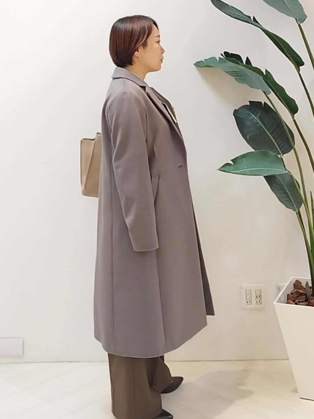 s u g iさんの「UNTITLED｜【スタイリッシュ／オンオフ兼用】ウールチェスターコート」を使ったコーディネート