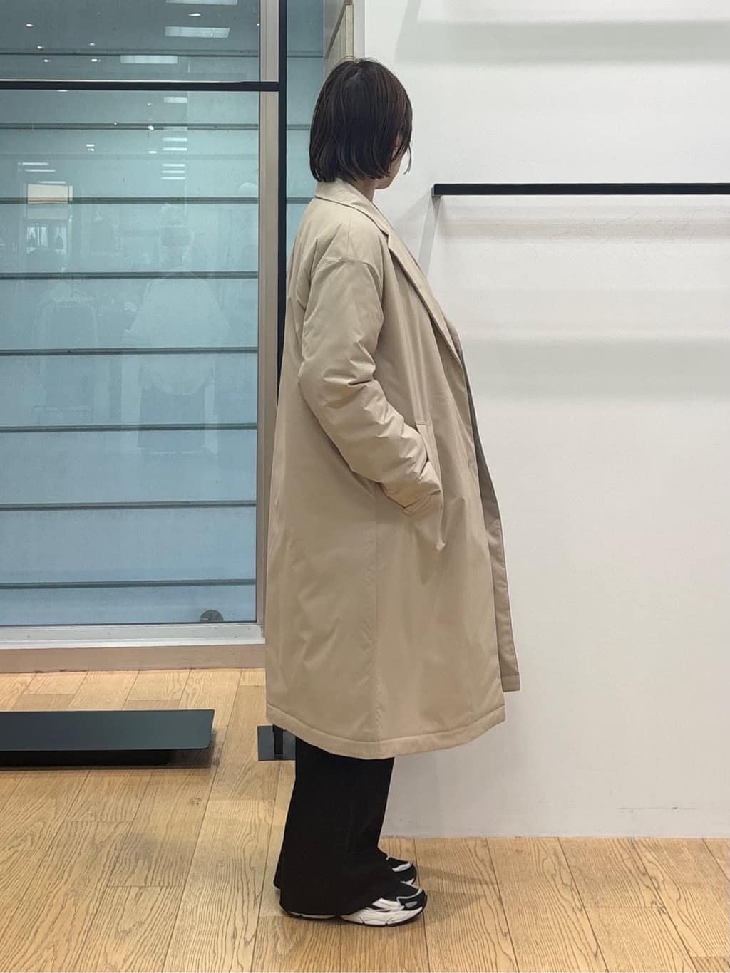 asamiさんの「INDIVI｜【洗える】ケーブルデザイン ラウンドヘムニット」を使ったコーディネート