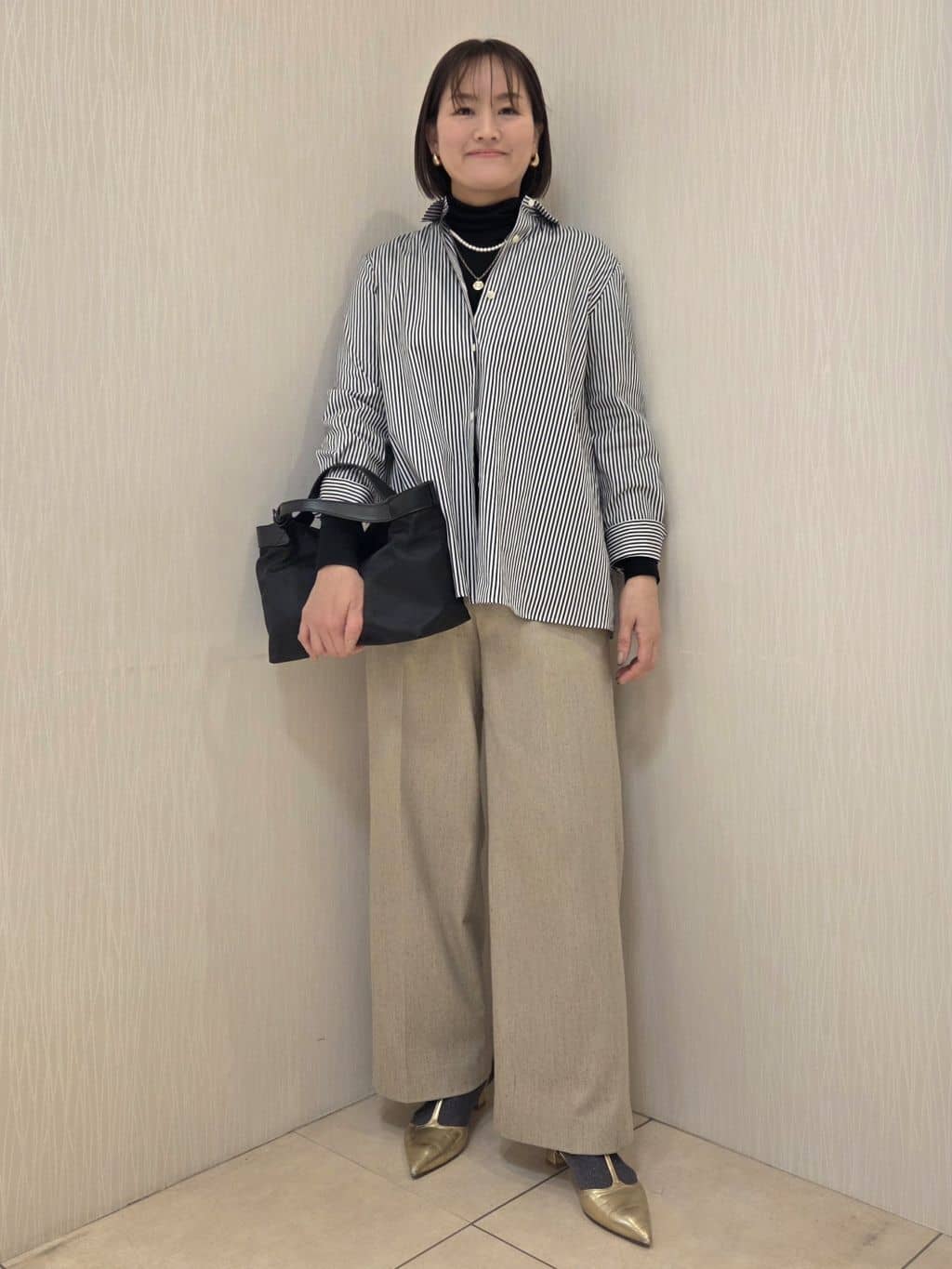 naokoさんの「UNTITLED｜【吸湿発熱/洗える】ハイネックインナー」を使ったコーディネート