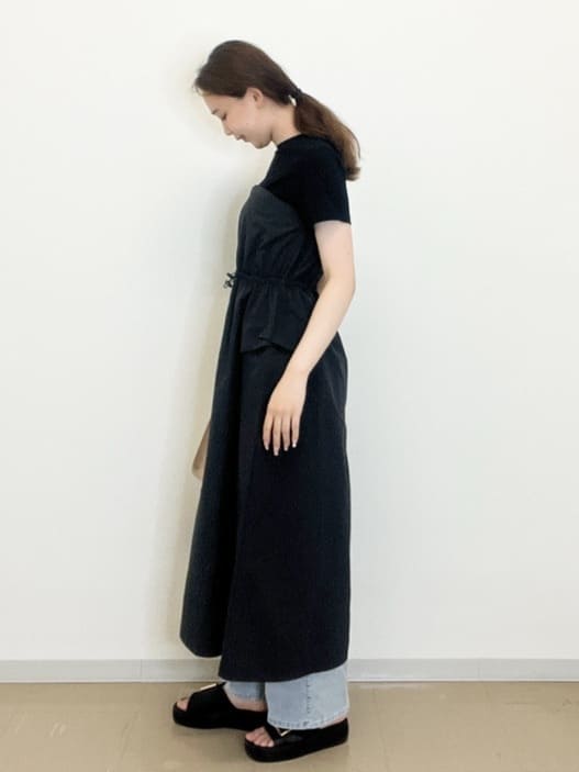 miyuuさんの「OPAQUE.CLIP｜ドッキングワンピース【洗濯機洗い可】」を使ったコーディネート