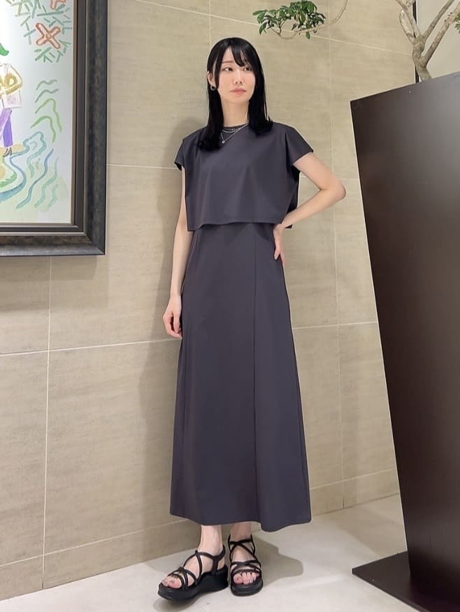 sechiさんの「UNTITLED｜【ステンレス】レイヤードチェーンネックレス」を使ったコーディネート