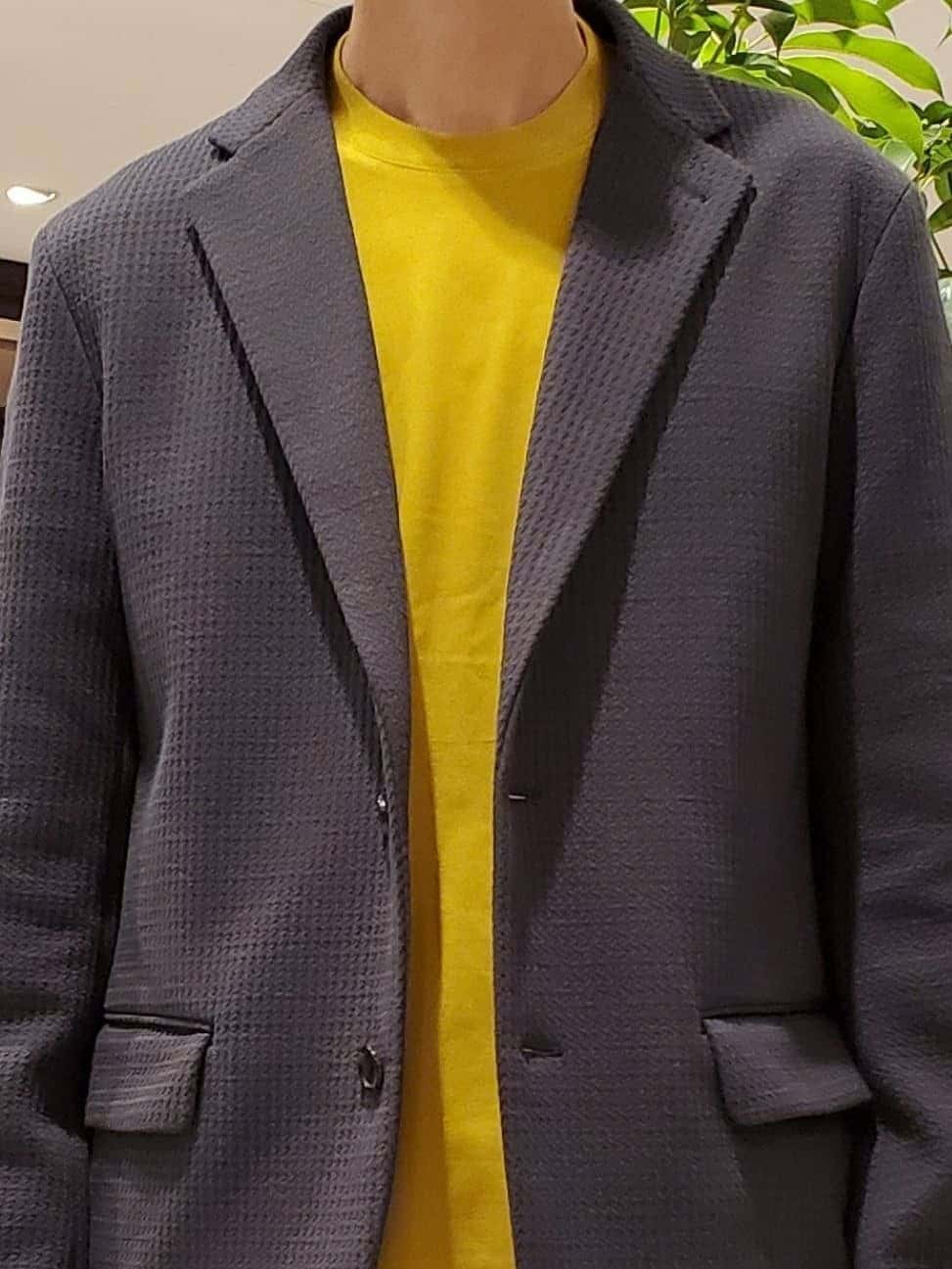 ishidaさんの「TAKEO KIKUCHI｜【抗菌防臭】クロスウィーブ ジャケット」を使ったコーディネート