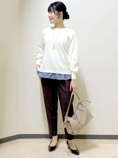  beni_gingerさんの「Reflect｜【重ね着でも一枚着でも◎】ドッキングジャージトップス」を使ったコーディネート