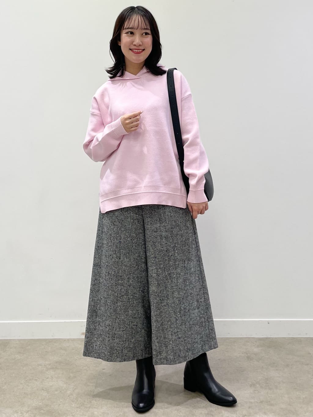 yukariさんの「Dessin｜【洗える／体型カバー】ちょうどいいニットパーカ」を使ったコーディネート