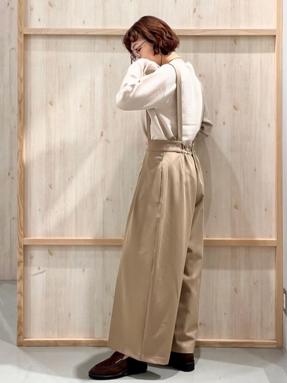 nakoさんの「THE SHOP TK｜きれいめにもカジュアルにも ノーカラーキルトジャケット」を使ったコーディネート