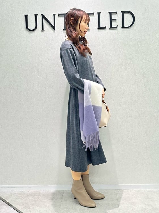 Miwaさんの「UNTITLED｜【日本製／2WAY衿】スタンドカラー ロングコート」を使ったコーディネート