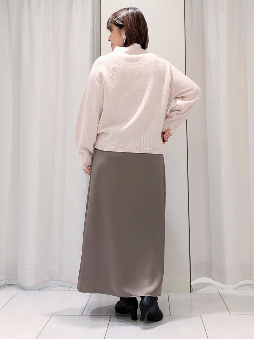 Onumaさんの「UNTITLED｜【洗える】スポンディッシュ ボトルネックニット」を使ったコーディネート