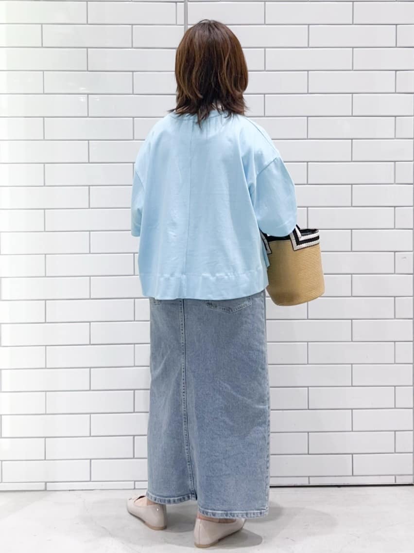 chicchi♪さんの「OPAQUE.CLIP｜◆《5色展開》ワイドシルエットTシャツ【洗濯機洗い可】」を使ったコーディネート