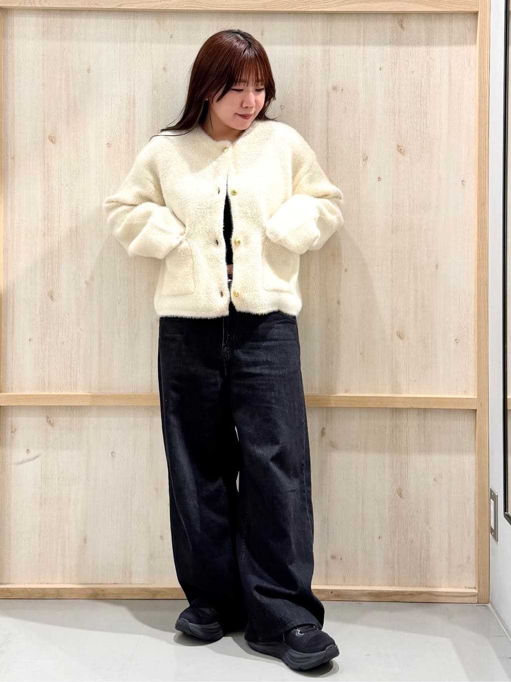 nanaさんの「THE SHOP TK｜クラシックショルダーバッグ」を使ったコーディネート