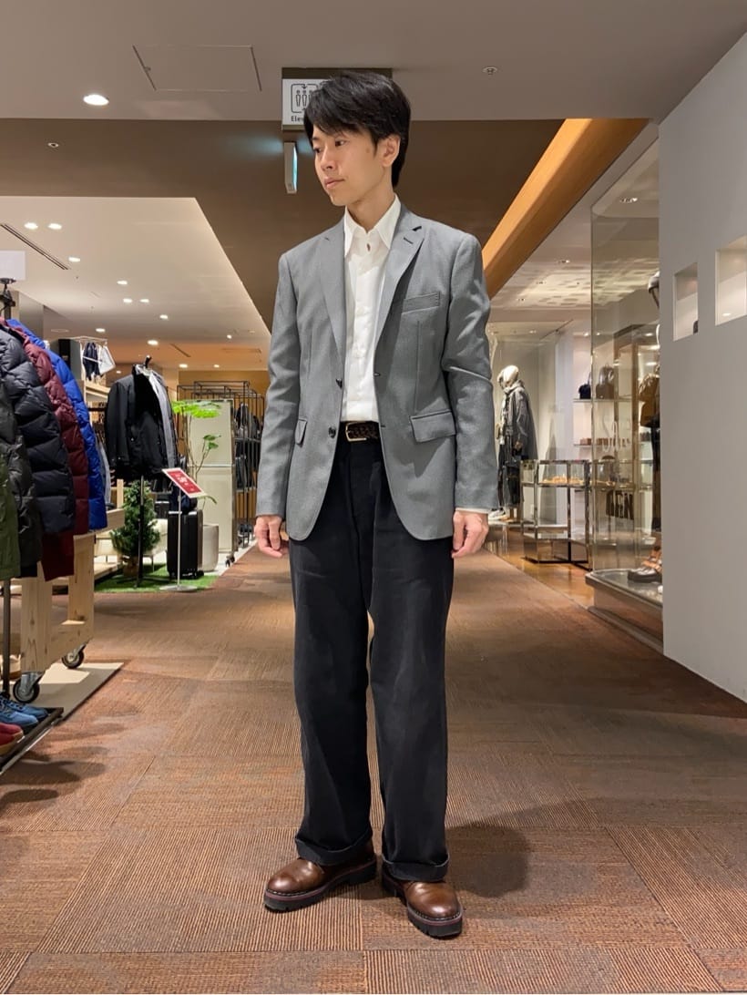 わいずみさんの「TAKEO KIKUCHI｜【Made in JAPAN】ブロード レギュラーカラー ドレスシャツ」を使ったコーディネート