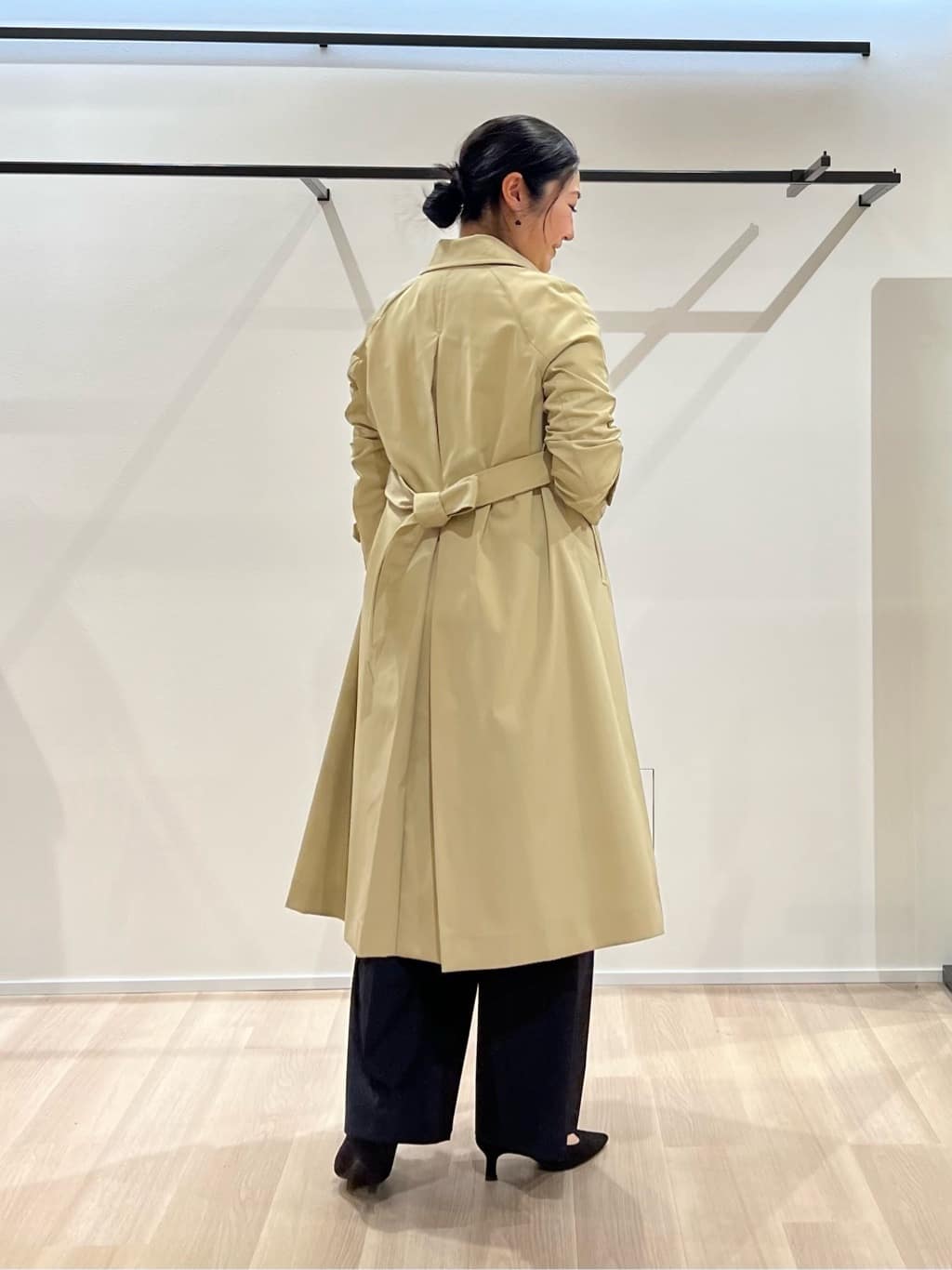 TOMOMIさんの「UNTITLED｜◆【はっ水/洗える】タスランステンカラーコート」を使ったコーディネート