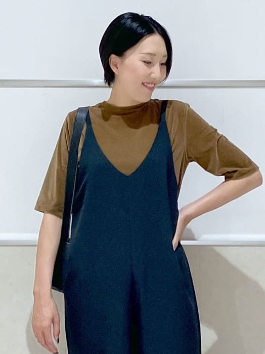 eriko さんの「Dessin｜【洗える】シアーベロアトップス」を使ったコーディネート