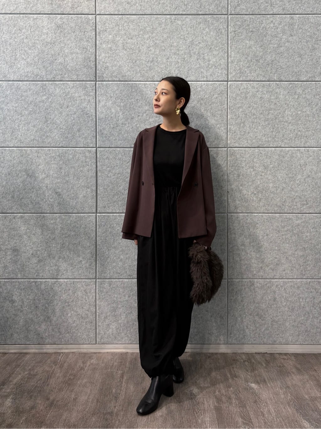 ayanoさんの「INDIVI｜シグネチャーシアーロンT」を使ったコーディネート