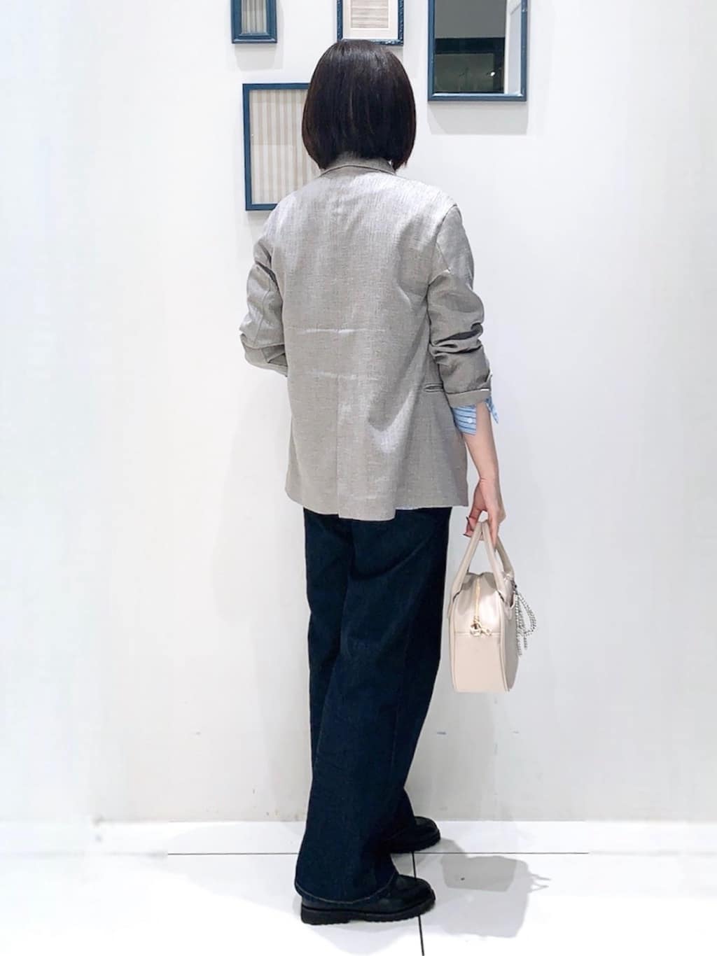 まぁさんさんの「grove｜【Lee&times;grove別注】WIDE DENIM PANTS」を使ったコーディネート