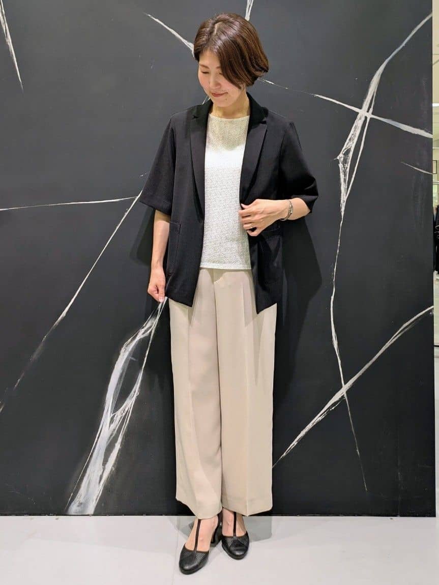ｎｏｒｉさんの「COUP DE CHANCE｜【手洗い可／日本製】ノースリーブトップス」を使ったコーディネート