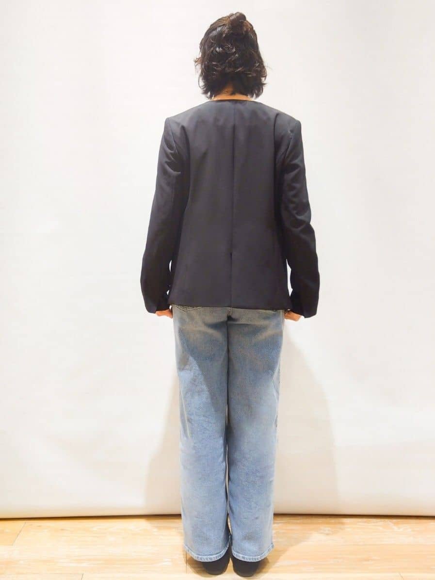 ぽんさんの「OPAQUE.CLIP｜《通勤／セットアップ対応》Vネックジャケット／ダブルクロス【洗濯機洗い可】」を使ったコーディネート