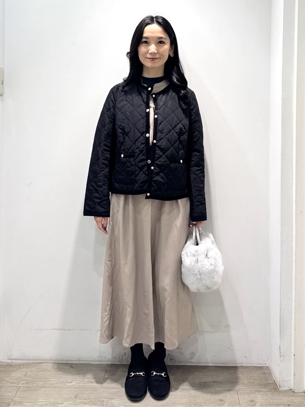 yuicciさんの「OPAQUE.CLIP｜ハイネックリブニット【洗濯機OK】」を使ったコーディネート