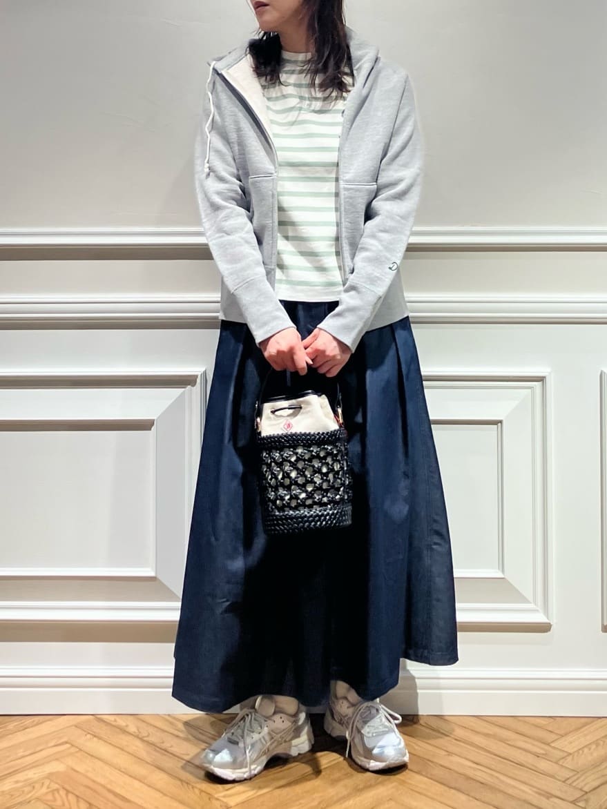 TSUKUIさんの「DRESSTERIOR｜◆【ウォッシャブル】コットンフルニードルボーダーニット」を使ったコーディネート