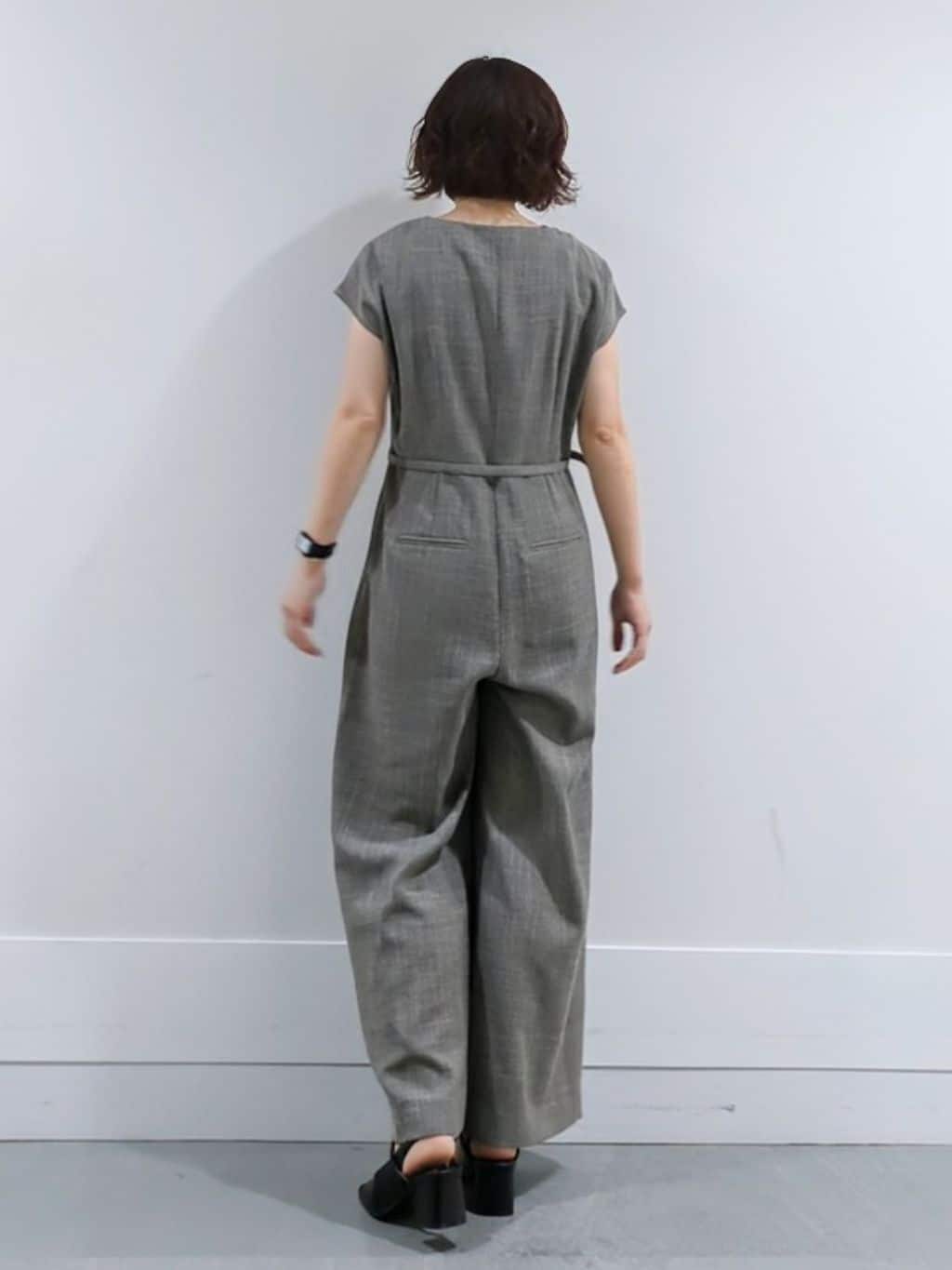 ミズタさんの「UNTITLED｜【接触冷感/オールインワン/洗える】梳毛調合繊コンビネゾン」を使ったコーディネート