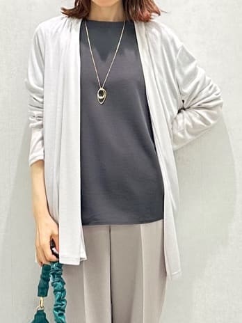 Miwaさんの「UNTITLED｜◆【接触冷感/UV機能/遮熱】ジャージカーディガン」を使ったコーディネート
