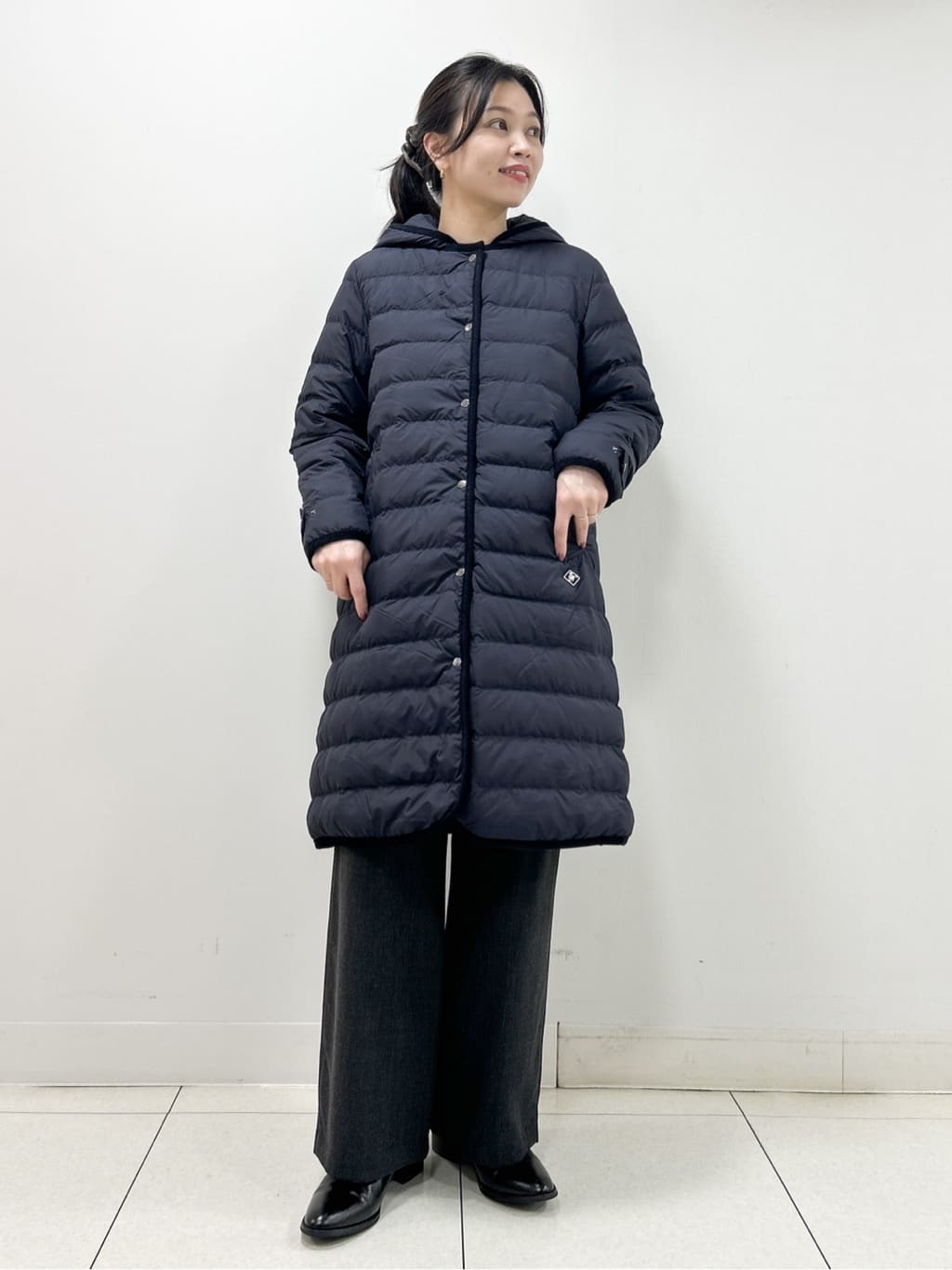 Kaiさんの「Dessin｜【撥水・2WAY】ミュラーダウンコートロング丈」を使ったコーディネート