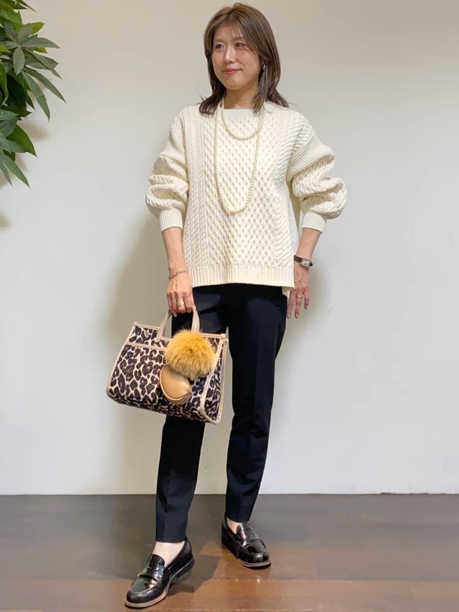 tomoさんの「UNTITLED｜【TORRAZZO DONNA】ドッキングニットトップス」を使ったコーディネート