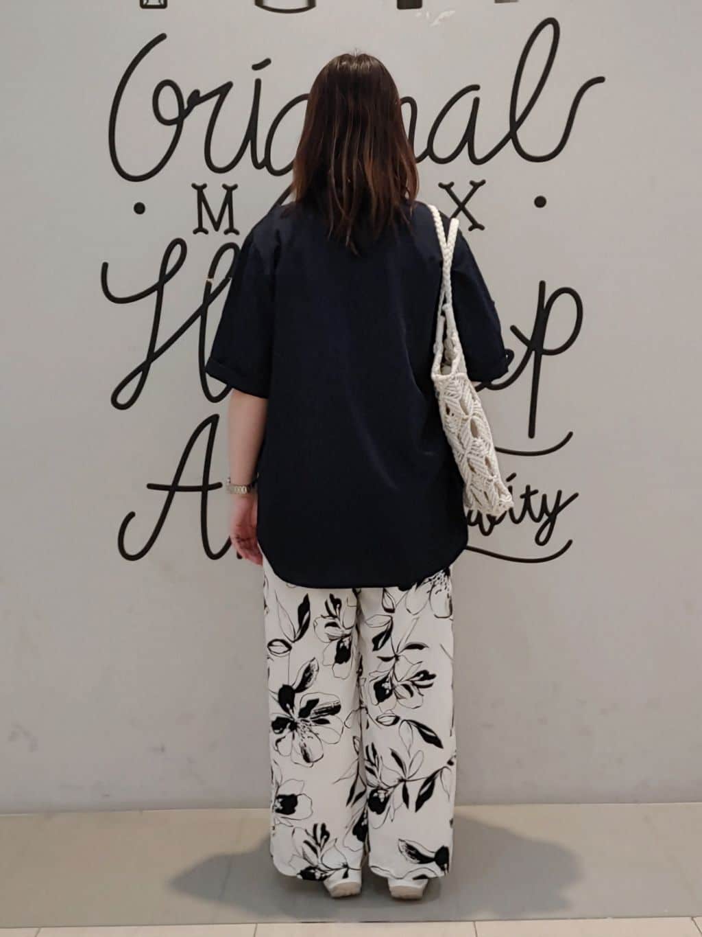 rokoさんの「THE SHOP TK｜◆ロゴアソートTシャツ【接触冷感/UVケア/洗濯機OK】」を使ったコーディネート