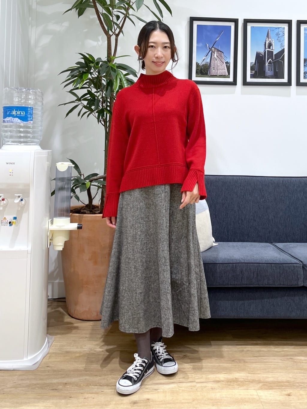 canaさんの「Dessin｜【撥水・2WAY】ミュラーダウンコートミドル丈」を使ったコーディネート