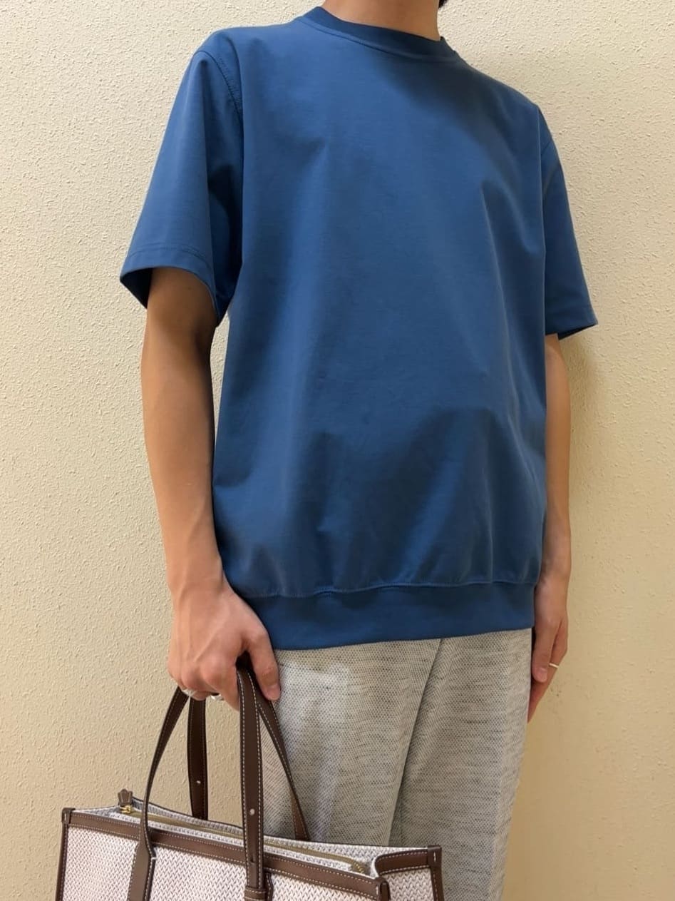 及川さんの「TAKEO KIKUCHI｜【抗菌防臭／5サイズ展開】ハイゲージポンチ Tシャツ」を使ったコーディネート