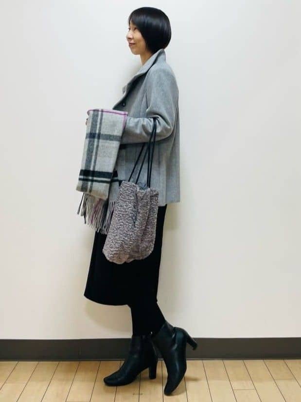 Riiさんの「Reflect｜【寒さ対策／コーディネートのポイントに◎】ウォッシャブルストール」を使ったコーディネート