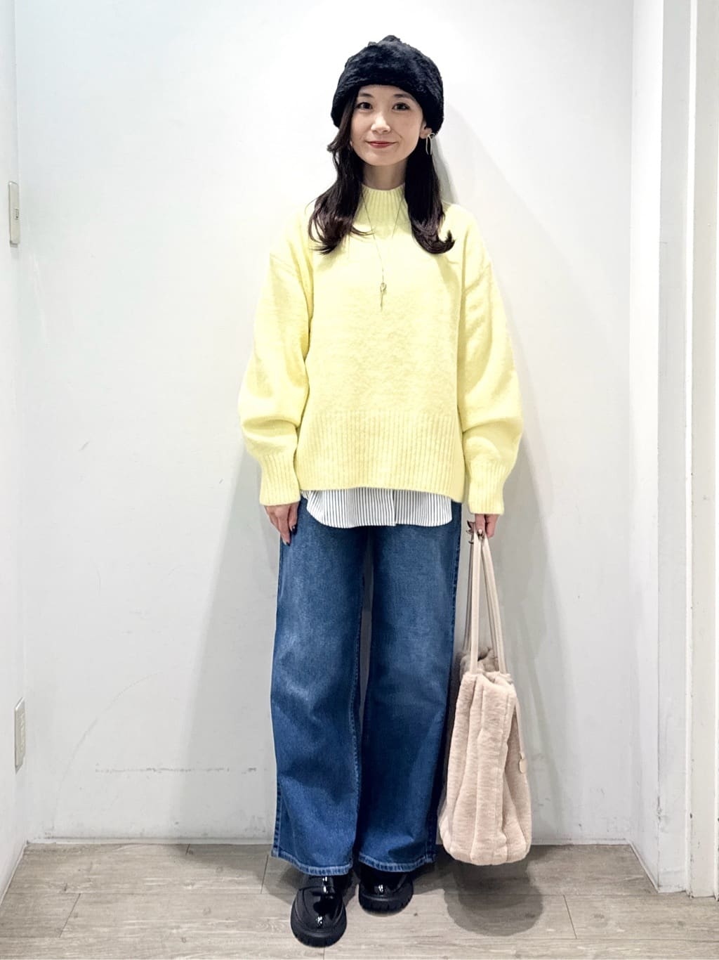 yuicciさんの「OPAQUE.CLIP｜シャツドッキングカットソー【洗濯機OK】」を使ったコーディネート