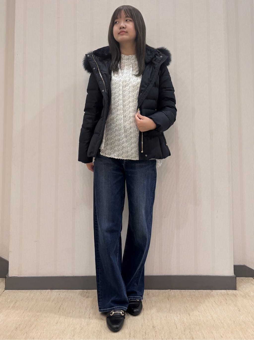 ちひさんの「INDIVI｜【きれいめ／オフィス／イベント】フェザージャカードブラウス」を使ったコーディネート