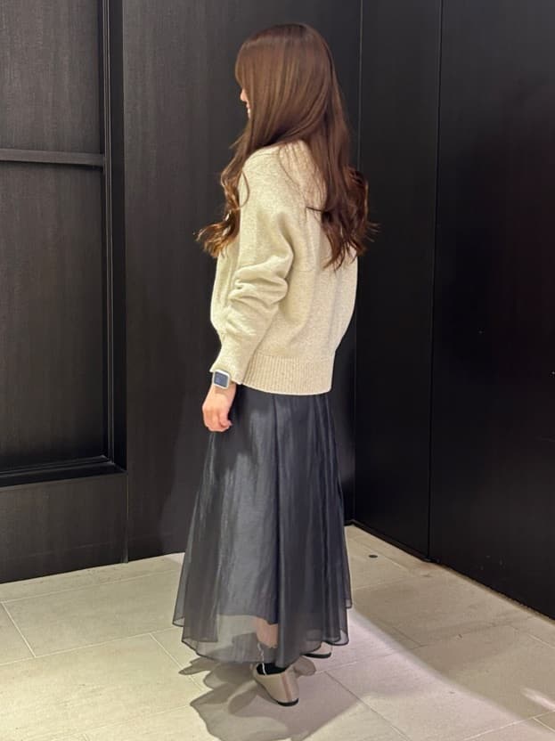 まいさんの「UNTITLED｜◆【軽い！洗える！】リサイクルニットローファー」を使ったコーディネート