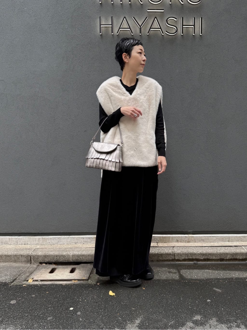 Kさんの「HIROKO HAYASHI｜FRANGIA（フランジャ）ショルダーバッグ」を使ったコーディネート