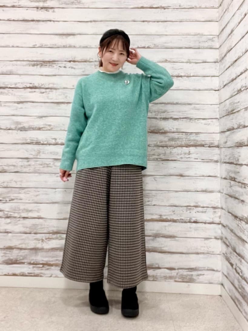ゆっきーさんの「SHOO･LA･RUE｜【洗濯機可/S-LL】体型カバーにも ガウチョパンツ」を使ったコーディネート